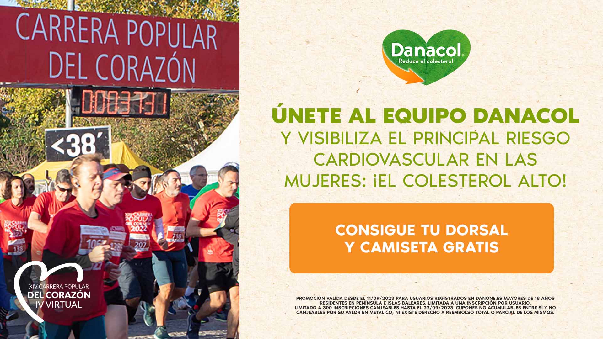 Danacol Participa gratis en la Marcha Popular del Corazón - Danacol